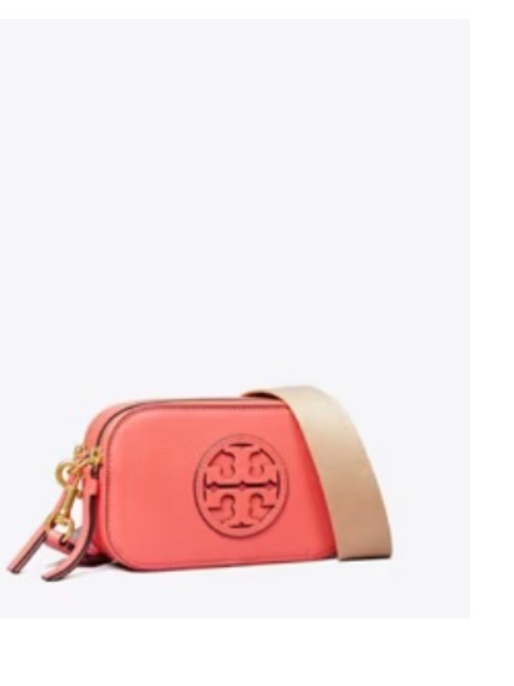 Tory Burch Miller Mini Crossbody Coral Crush
